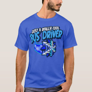 Alleen een echt koele bus-chauffeur t-shirt