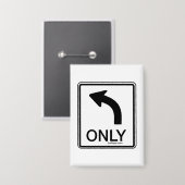 Alleen een grappige democraat button (Voorkant / Achterkant)