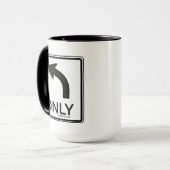 Alleen een grappige democraat mok (Voorkant links)