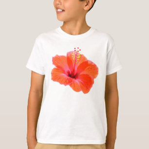 Alleen een Hibiscus Blossom + jouw tekst & ideeën T-shirt