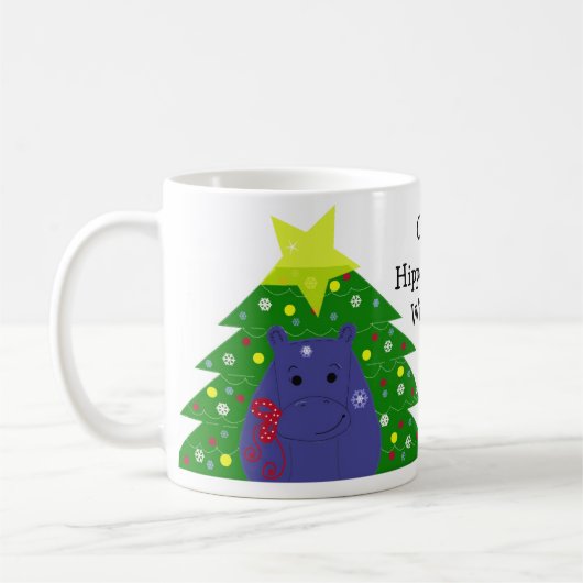 Alleen een Hippopotamus zal het doen Koffiemok (Links)