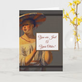 Alleen Een Jaar Ouder Retro Vrouwen Verjaardagskaa Kaart (Gele Bloem)