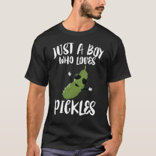 Alleen een jongen die van Pickles houdt T-shirt