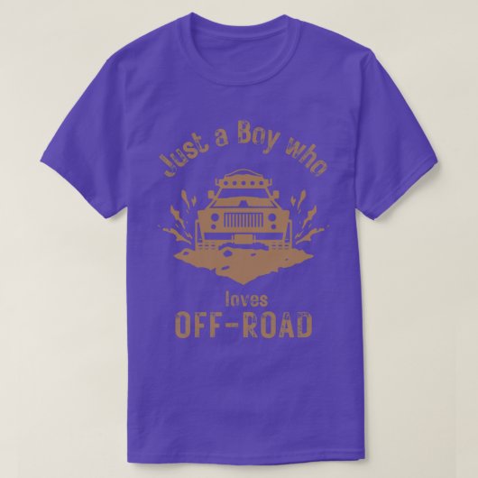 Alleen een jongen die van Road 1 houdt T-shirt (Design voorkant)