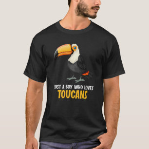 Alleen een jongen die van Toucans Toucan houdt T-shirt