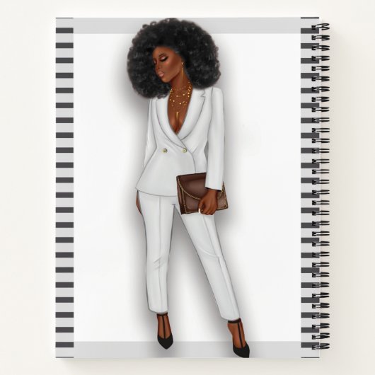 Alleen een meisje boss die haar imperium bouwt notitieboek (Achterkant)