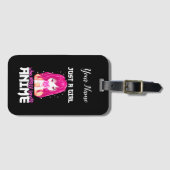 Alleen een meisje dat echt van Anime houdt Bagagelabel (Voorkant (horizontaal))