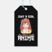 Alleen een meisje dat echt van Anime houdt Cadeaulabel (Voorkant)