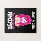 Alleen een meisje dat echt van Anime houdt Legpuzzel (Horizontaal)