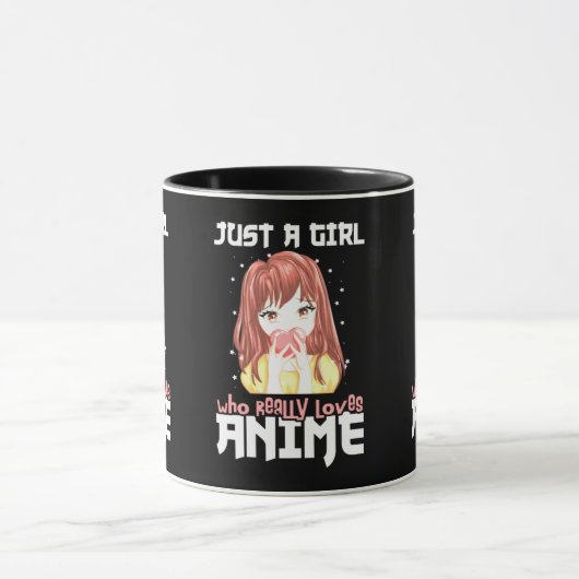 Alleen een meisje dat echt van Anime houdt Mok (Midden)