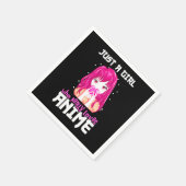 Alleen een meisje dat echt van Anime houdt Servet (Hoek)