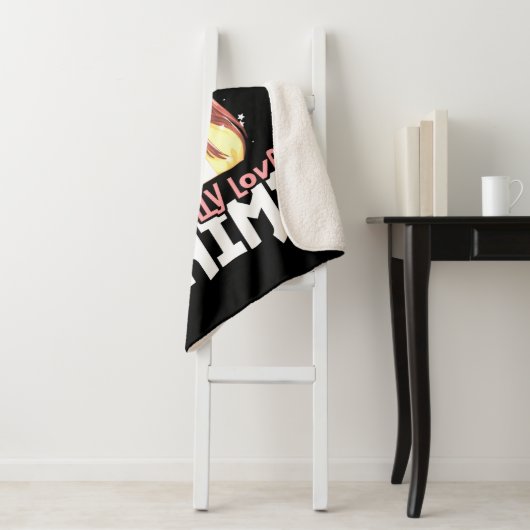 Alleen een meisje dat echt van Anime houdt Sherpa Deken (In situ)