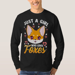 Alleen een meisje dat gek is op de giftige Kinder T-shirt