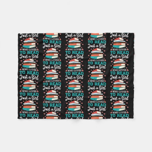 Alleen een meisje dat graag een kaartenkaartje lee fleece deken (Voorkant (Horizontaal))