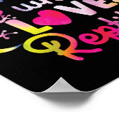 Alleen een meisje dat houdt van Reptiles Lizard Wa Poster (Hoek)