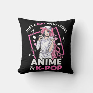 Alleen een meisje dat van Anime houdt en KPop Musi Kussen