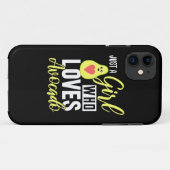 Alleen een meisje dat van Avocado houdt Case-Mate iPhone Case (Achterkant (horizontaal))