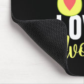 Alleen een meisje dat van Avocado houdt Muismat (Hoek)