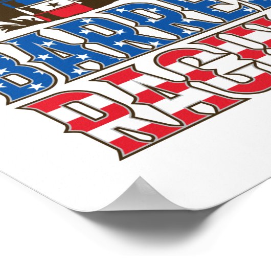 Alleen een meisje dat van Barrel Racing houdt Poster (Hoek)