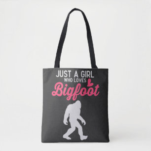 Alleen een meisje dat van Bigfoot houdt Draagtas