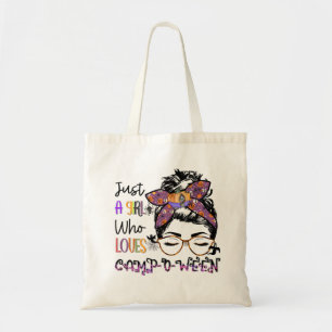 Alleen een meisje dat van Camp-o-ween houdt Hall Tote Bag