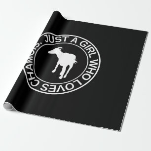 Alleen een meisje dat van Chamois Gift houdt voor Cadeaupapier