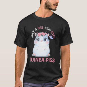 Alleen een meisje dat van de cavia's houdt voor me t-shirt