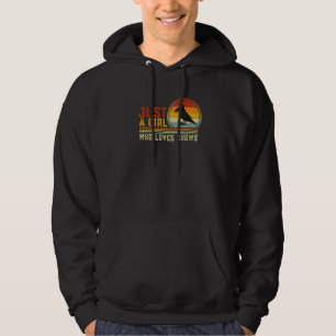 Alleen een meisje dat van de krokodillen houdt... hoodie