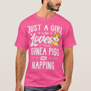 Alleen een meisje dat van de parelhoenders houdt e t-shirt