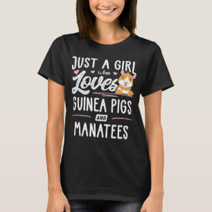 Alleen een meisje dat van de parelhoenders houdt e t-shirt