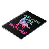 Alleen een meisje dat van de Waterverf van de Wolv Notitieboek (Linkerzijde)