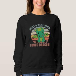 Alleen een meisje dat van Dragons houdt, stort di Trui