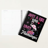 Alleen een meisje dat van Flamingos houdt Planner (Display)