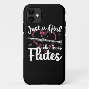 Alleen een meisje dat van fluiten houdt iPhone 11 hoesje