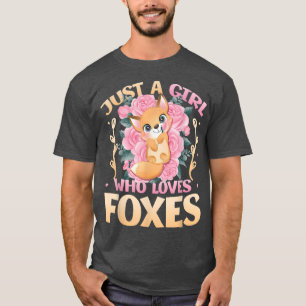 Alleen een meisje dat van Foes of Girls houdt T-shirt