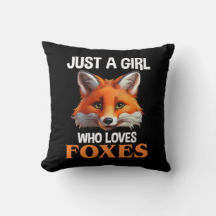 Alleen een meisje dat van foxes houdt kussen