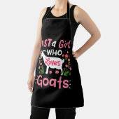Alleen een meisje dat van geiten houdt schort (Insitu)