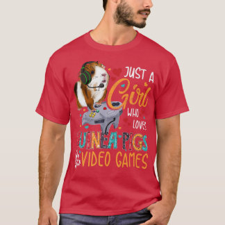 Alleen een meisje dat van Guinee-Bissau houdt en v T-shirt
