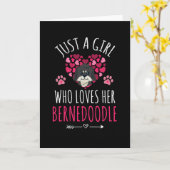 Alleen een meisje dat van haar Bernedole houdt, ge Kaart (Gele Bloem)