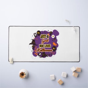 Alleen een meisje dat van Halloween houdt Bureaumat