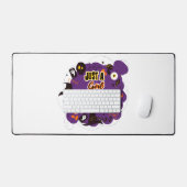 Alleen een meisje dat van Halloween houdt Bureaumat (Keyboard & Muis)
