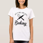 Alleen een meisje dat van het baken houdt t-shirt (Voorkant)