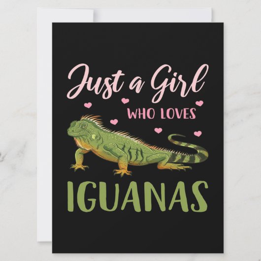 Alleen een meisje dat van Iguanas houdt (Voorkant)