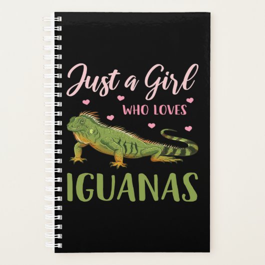 Alleen een meisje dat van Iguanas houdt Planner (Voorkant)
