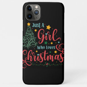 Alleen een meisje dat van Kerstmis houdt iPhone 11 Pro Max Hoesje