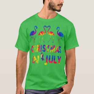 Alleen een meisje dat van Kerstmis houdt in juli S T-shirt