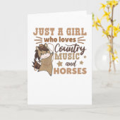 Alleen een meisje dat van landmuziek houdt en paar kaart (Gele Bloem)