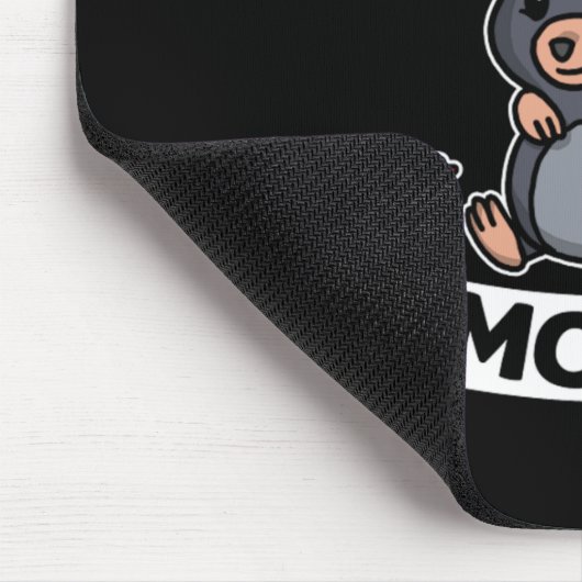 Alleen een meisje dat van Moles Cute Mole Costume Muismat (Hoek)