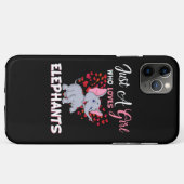 Alleen een meisje dat van olifanten houdt Case-Mate iPhone case (Achterkant (horizontaal))