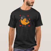Alleen een meisje dat van Orioles houdt T-shirt (Voorkant)
